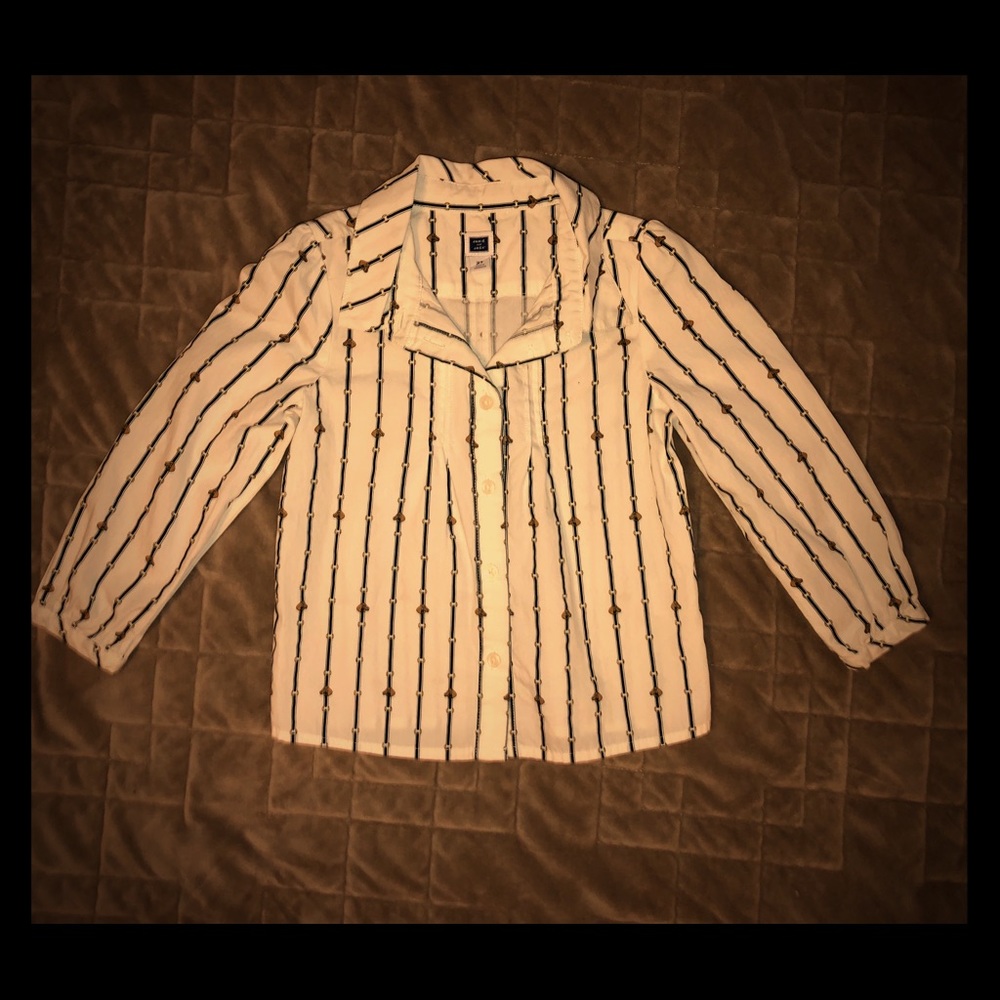 EUC Janie and Jack Size 2T Equestrian button up